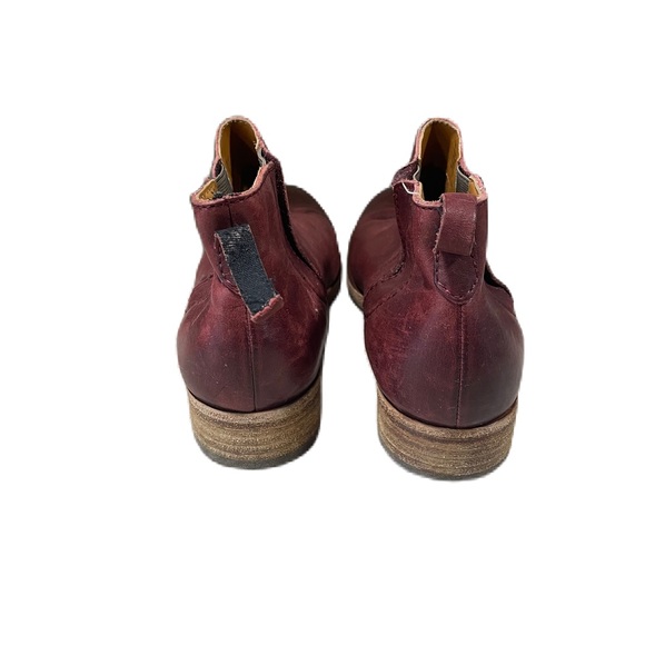 Kork Ease Velma Burgundy Red Leather Ankle Chelsea Boots Booties Womens 9 read - Picture 5 of 7